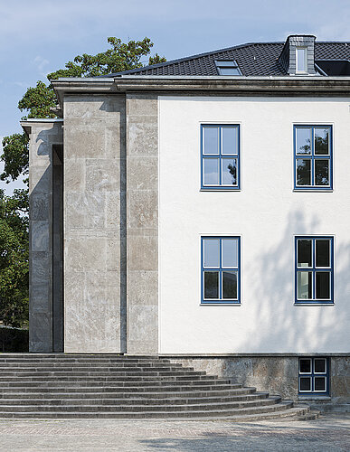 Innenhof der Metropolitan Gardens in Berlin Dahlem