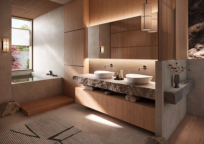 The bathroom as a retreat