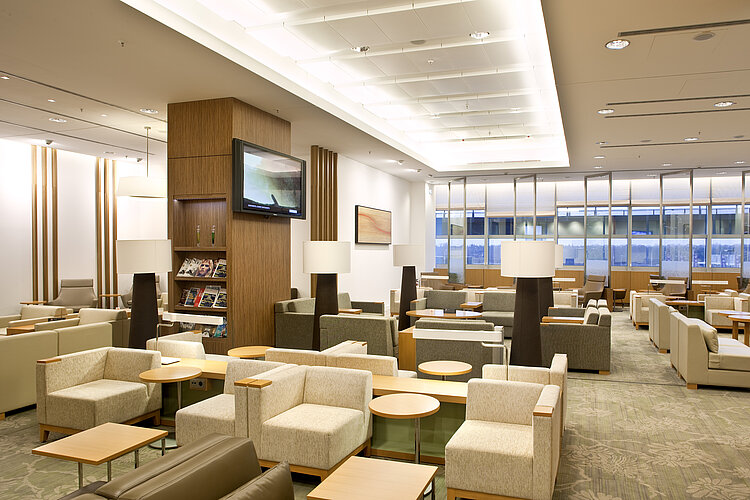 Jal Lounge am Flughafen Frankfurt