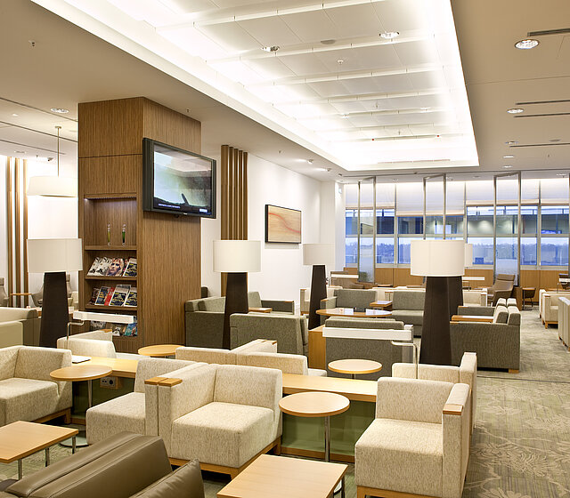 Jal Lounge am Flughafen Frankfurt