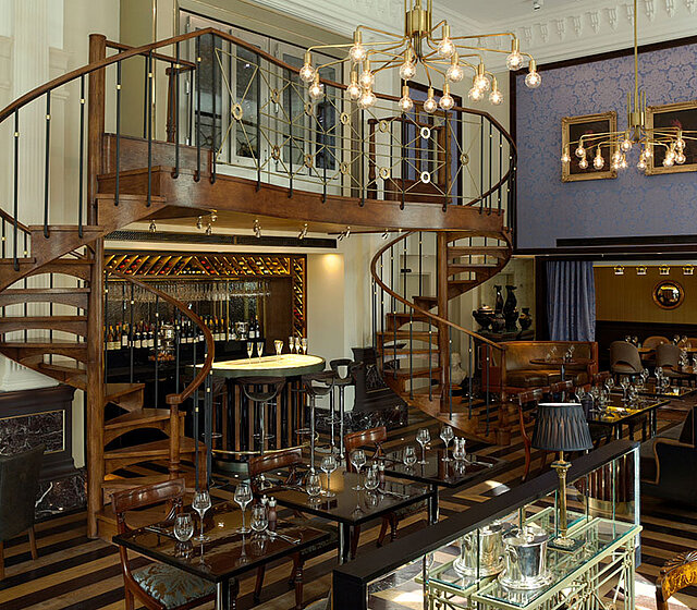 Lounge at Sofitel Hotel in St. James, London