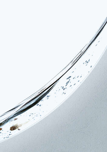 This picture shows a completely smooth surface. The brown remains do not stick to it, but slide right off.