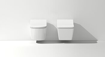 WASHLET® RW and WASHLET® SW next to each other