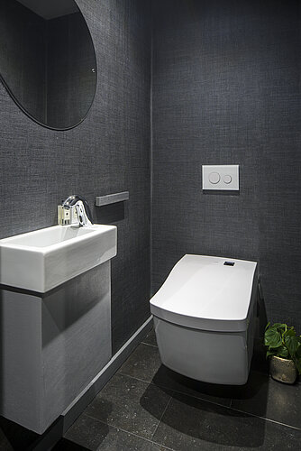 WC Kabine mit WASHLET® in der Hochzeits-Galerie in London