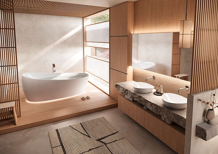 The bathroom as a retreat